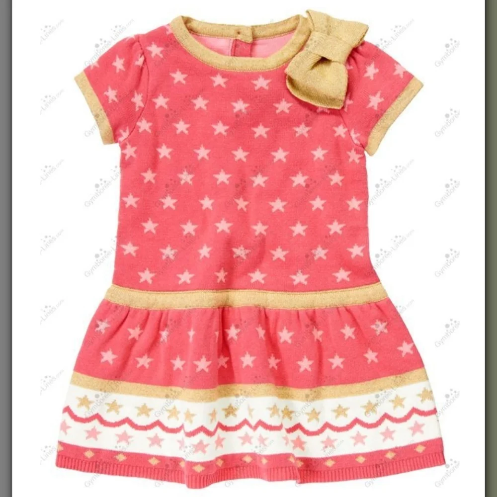 Gymboree Sparkle Star Bow Sweater Dress